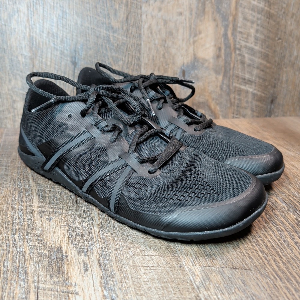 Xero Shoes Speed Force II Barefoot Running Sneakers Women's Black Lace-Up Sz 8.5